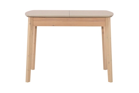 Стол раздвижной с овальной крышкой выбеленная береза