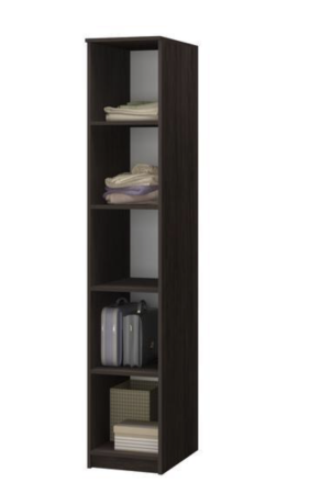 Шкаф Одностворчатый Майа Венге/Белфорт (Ш-450 х В-2216 х Г-550 мм)