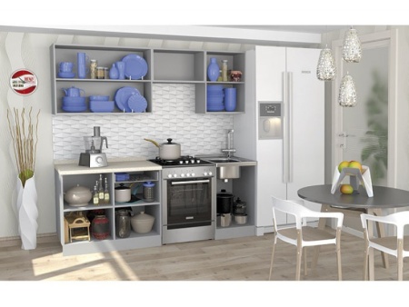 Кухонный Гарнитур София Олива Металлик 2100 мм